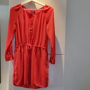 GAP Coral pink tunic Dress XS Petite